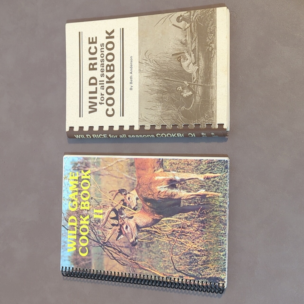 Wild Game Spiral 1986 Wild Rice Spiral 1994 Cook Books